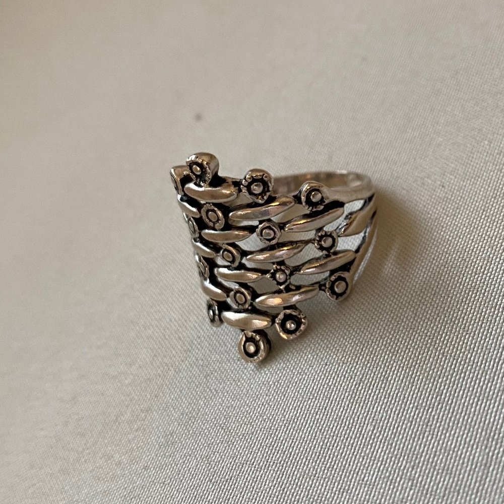 Sterling Silver Statement Ring - image 2